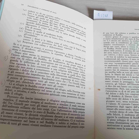 PRATICA E TEORIA DEL BUDDHISMO TIBETANO - SOPA, HOPKINS 1977 UBALDINI  scritte!