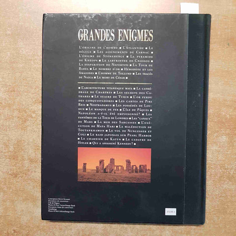 LES GRANDES ENIGMES 1993 LA MEMOIRE DE L'HUMANITE' france loisirs