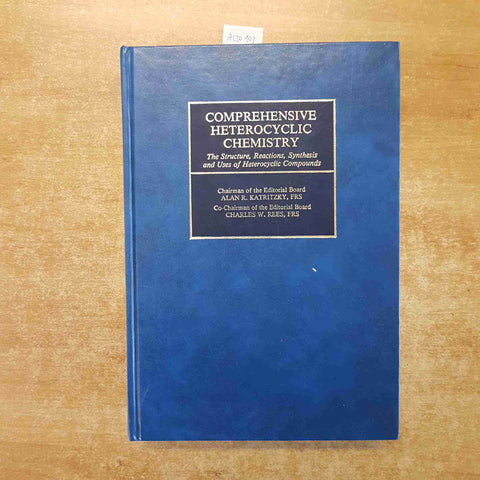 COMPREHENSIVE HETEROCYCLING CHEMISTRY vol.8 subject author ring and dataPERGAMON