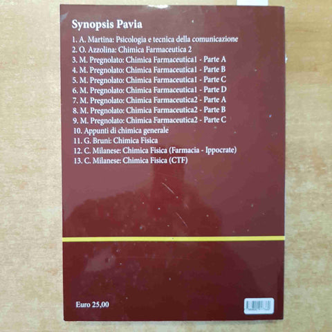 SYNOPSIS CHIMICA FARMACEUTICA 1 PARTE B farmaci degli apparati periferici MEDEA