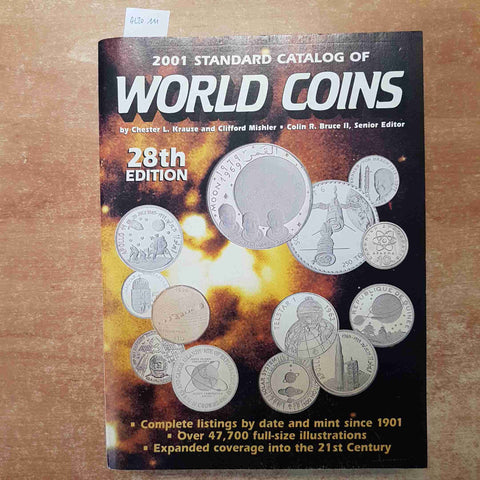 2001 STANDARD CATALOG OF WORLD COINS 28 edition KRAUSE PUBLICATIONS numismatica