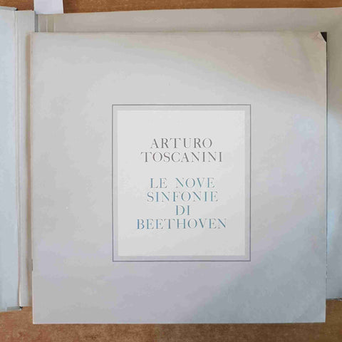 TOSCANINI - LE NOVE SINFONIE DI BEETHOVEN 7 vinili 33 giri + fascicolo RCA SPADA