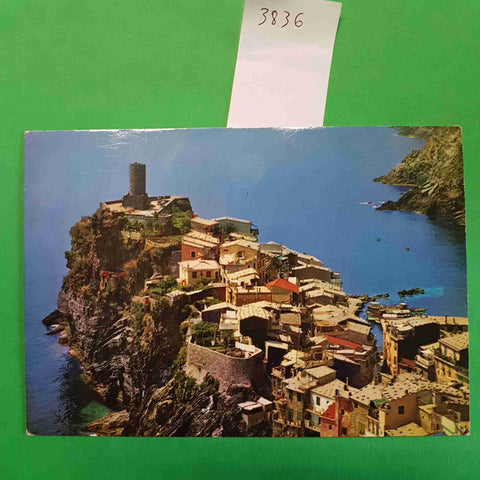 CARTOLINA LE CINQUE TERRE VERNAZZA 1991 SCORCIO PANORAMICO
