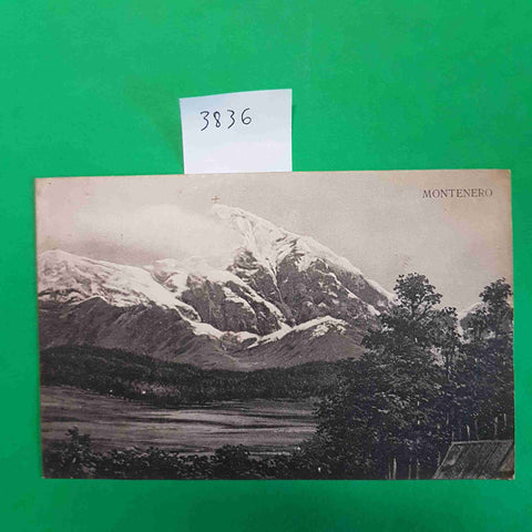 CARTOLINA MONTENERO MONTE NERO combattente ALBERTO ANGIOLINI AUTOGRAFO Caporetto