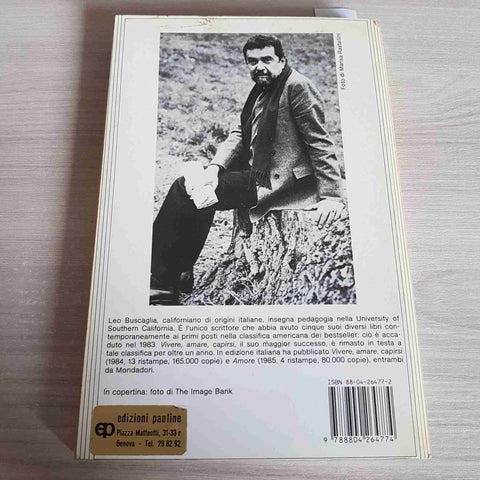 LA COPPIA AMOROSA LA SFIDA DELLE RELAZIONI UMANE - LEO BUSCAGLIA-MONDADORI- 1988