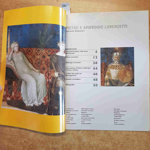 ART DOSSIER PIETRO E AMBROGIO LORENZETTI di Giovanna Ragionieri  2009 GIUNTI
