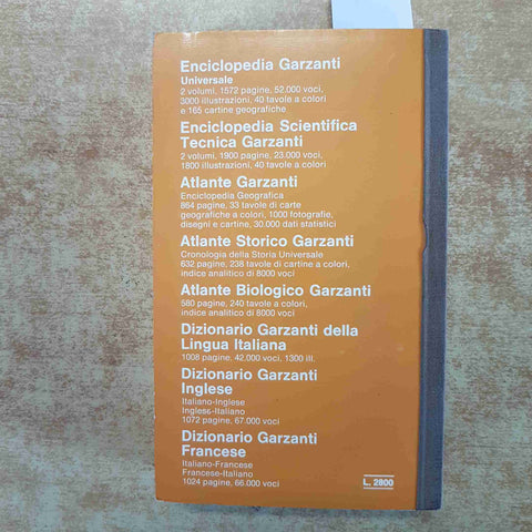 ATLANTE BIOLOGICO GARZANTI 1971 BIOLOGIA prima edizione illustrato