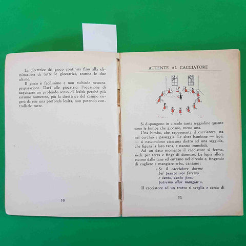 GIOCHI! RACCOLTA DI GIOCHI E LAVORETTI edizioni F.A.R.I. 1950 VITA E PENSIERO