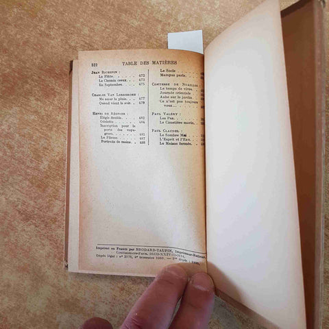 ANTHOLOGIE DES POETES DU XIX SIECLE - E. MAYNIAL 1960 CLASSIQUES HACHETTE