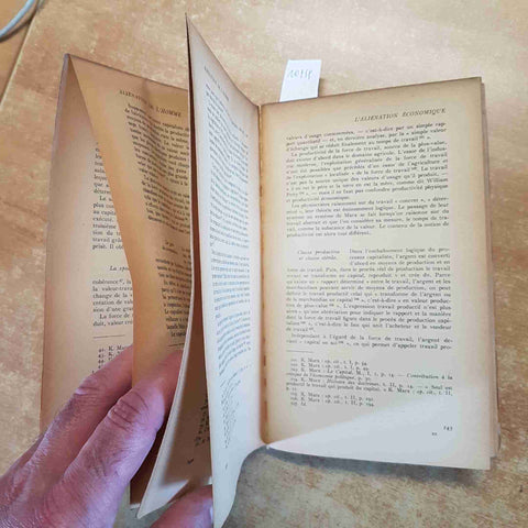 LA DOCTRINE ECONOMIQUE ET SOCIALE DE KARL MARX 1950 HENRI BARTOLI Editions Seuil