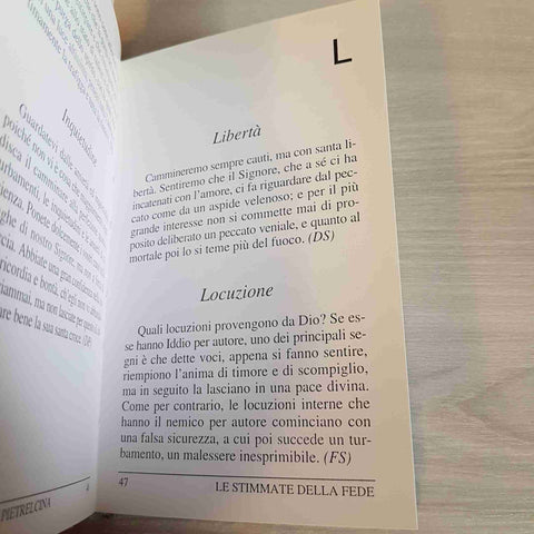 LE STIMMATE DELLA FEDE - PADRE PIO DA PIETRELCINA - SAN PAOLO - 1998