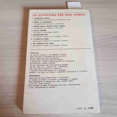 MA LIBERACI DAL MALE 25 racconti religiosi TERESIO BOSCO 1974 ELLE DI CI