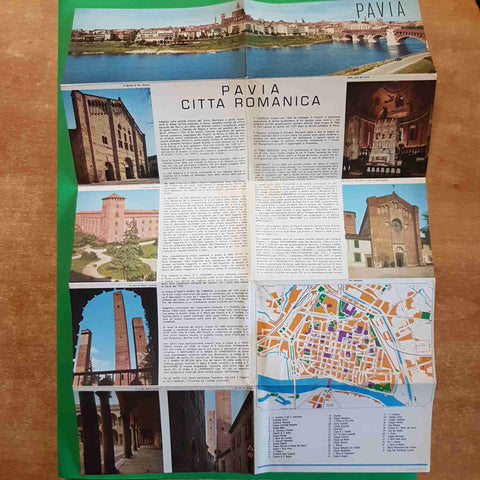 GUIDA A POSTER: PAVIA CITTA' ROMANICA + CERTOSA VIGEVANO MONTE PENICE a colori