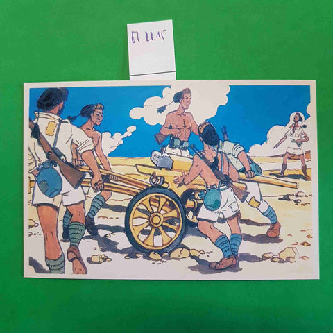 CARTOLINA COLLEZIONE MILITARE serie 2 COMBATTENTI IN AFRICA Rommellino Cioci