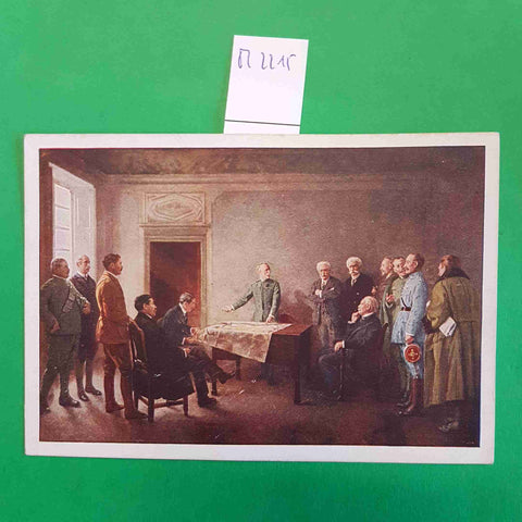CARTOLINA VENTENNALE DEL CONVEGNO DI PESCHIERA 1917-1937 S.M. VITTORIO EMANUELE