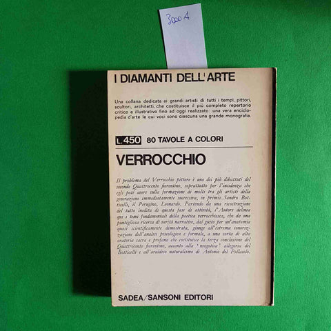 VERROCCHIO i diamanti dell'arte ALBERTO BUSIGNANI 1966 SADEA SANSONI
