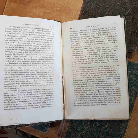 STORIA DELLA RIVOLUZIONE FRANCESE CONSOLATO E IMPERO 5 voll. THIERS 1845 FONTANA