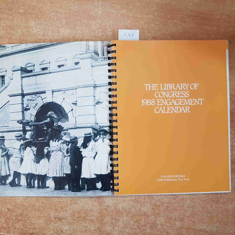 THE LIBRARY OF CONGRESS 1988 ENGAGEMENT CALENDAR galison books NEW YORK