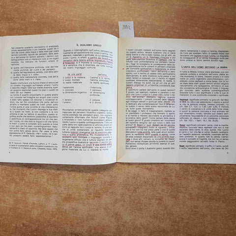 CUORE LINGUA MANI NELLA BIBBIA - QUADERNI BIBLICI 9 BORLA 1993 MOURLON BEERNAERT