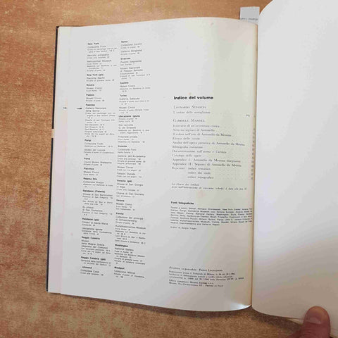 L'OPERA COMPLETA DI ANTONELLO DA MESSINA 1967 CLASSICI DELL'ARTE RIZZOLI