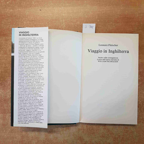 VIAGGIO IN INGHILTERRA Leonore Fleisher, William Nicholson 1995 CDE