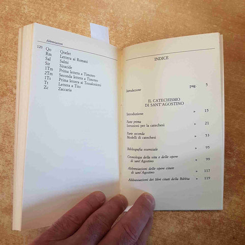 IL CATECHISMO DI SANT'AGOSTINO - Giuliano Vigini 1998 SAN PAOLO