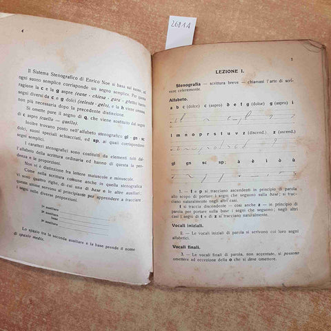 PER DIVENIRE STENOGRAFO parte 1 e 2 EZIO CAROCCI XV EDIZIONE stenografia PESSIMO