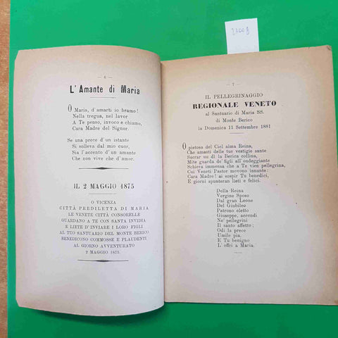 AL GRANDE PONTEFICE LEONE XIII NEL LUGLIO 1882 SERAFINA DEL CARMELO SANTA TERESA