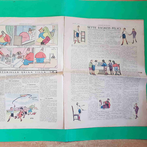 CORRIERE DEI PICCOLI 38 DEL 16 SETTEMBRE 1928 bonaventura, mio mao, petronilla