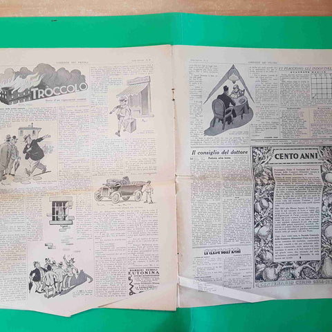 CORRIERE DEI PICCOLI 12 DEL 22 MARZO 1936 romolino romoletto, duca degli abruzzi