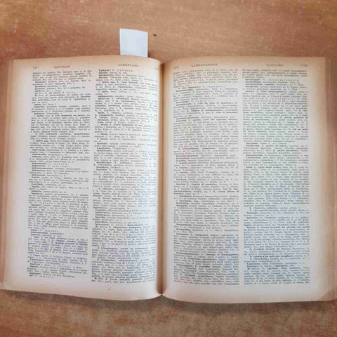 DIZIONARIO ITALIANO - LATINO BADELLINO volume secondo 1964 ROSENBERG E SELLIER