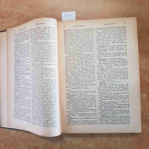 DIZIONARIO ITALIANO - LATINO CALONGHI volume secondo 1955 ROSENBERG E SELLIER