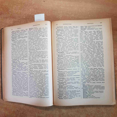 DIZIONARIO ITALIANO - LATINO CALONGHI volume secondo 1955 ROSENBERG E SELLIER