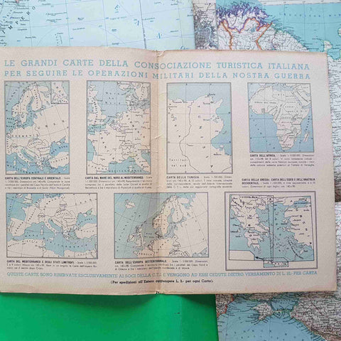 CARTE DELLA RUSSIA EUROPEA ASIATICA E DEGLI OCEANI consociazione turistica itali