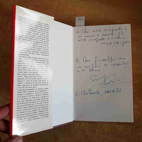 EUGENIO TRAVAINI autografato! E DAVANTI, IL MURO 1988 DE AGOSTINI