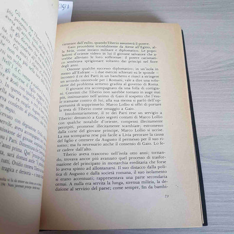 TIBERIO O LA SPIRALE DEL POTERE - LIDIA STORONI MAZZOLANI 1°edizion RIZZOLI 1981
