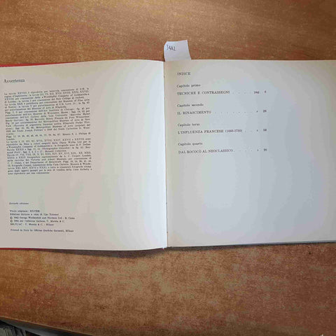 ARGENTI BIBLIOTECA DELL'AMATORE E DEL COLLEZIONISTA 1964 Richard Came - MURSIA