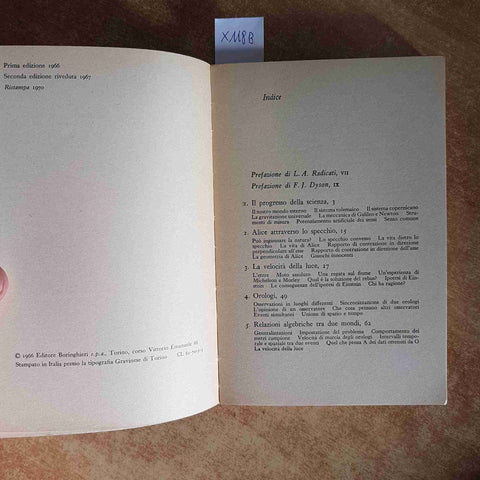 LA RELATIVITA' CON LE QUATTRO OPERAZIONI - CLEMENT DURELL 1970 BORINGHIERI