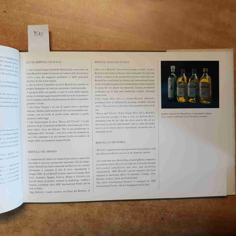 CARO OLIVO - OLIO BERTOLLI 1994 ELENA AMATORI - PACINI UNILEVER olive frangitura