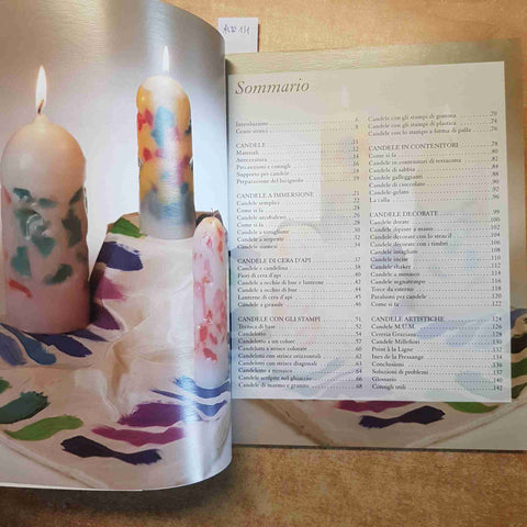 CANDELE - D'ARCY HYDER 1999 FABBRI stampi cera d'api contenitori immersione