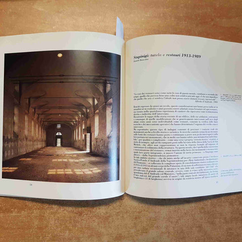 IL CANTIERE DELLA PALAZZINA DI CACCIA DI STUPINIGI 1989 FABBRI EDITORI piemonte