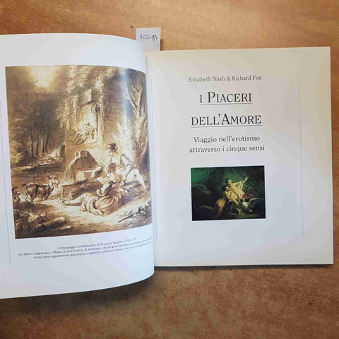 I PIACERI DELL'AMORE viaggio nell'erotismo attraverso i cinque sensi NASH FOX