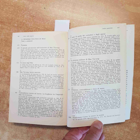 IL PENSIERO POLITICO DI MAO TSE-TUNG teorie e tattiche di rivoluzionario SCHRAM