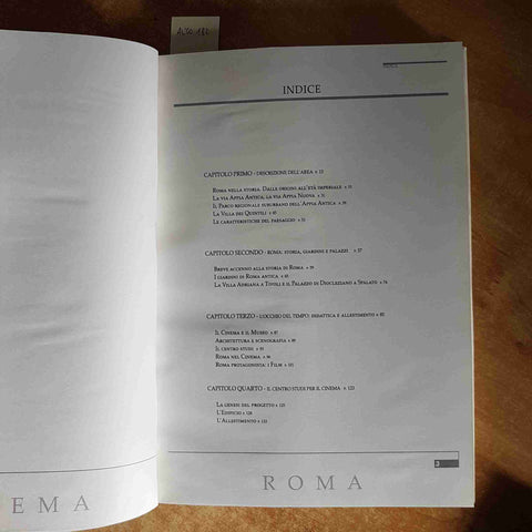 ROMA V MIGLIO POLO CULTURALE VILLA DEI QUINTILI MUSEO DEL CINEMA tesi di laurea