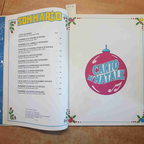 DISNEY AUGURI MAGICO NATALE 1987 MONDADORI cartonato TOPOLINO PAPERONE PAPERINO