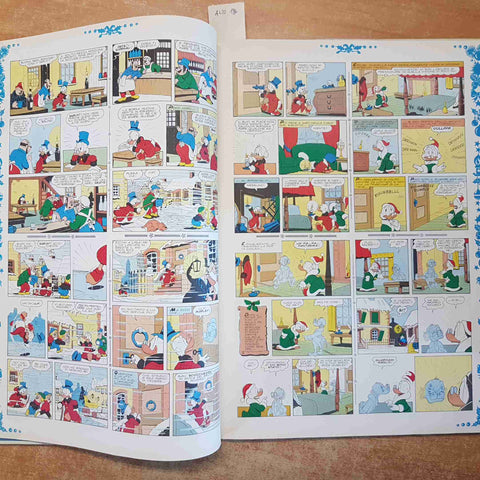 DISNEY AUGURI MAGICO NATALE 1987 MONDADORI cartonato TOPOLINO PAPERONE PAPERINO
