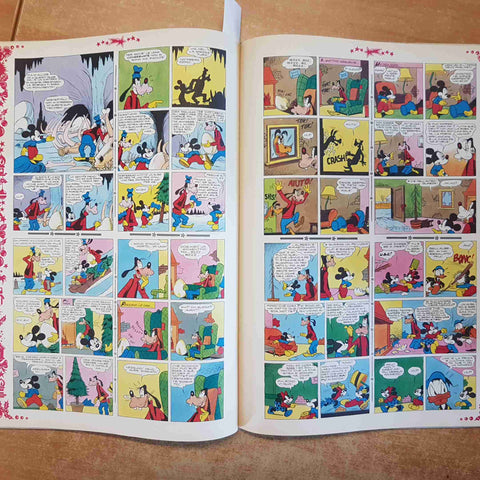 DISNEY AUGURI MAGICO NATALE 1987 MONDADORI cartonato TOPOLINO PAPERONE PAPERINO