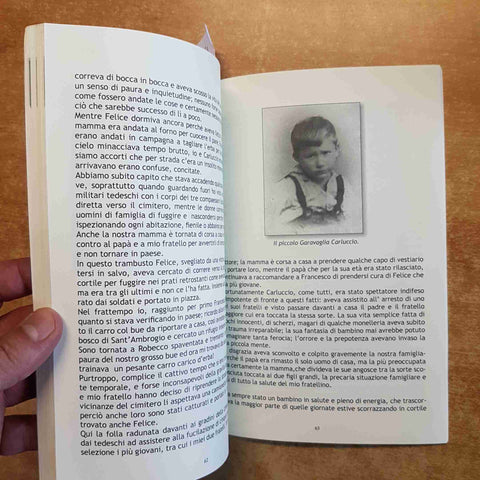 CHIAMACI ANCORA 2° guerra mondiale storie sconosciute riportate Memoria ROBECCO