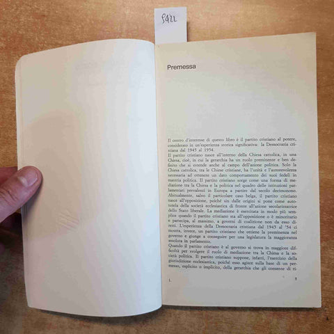 IL PARTITO CRISTIANO AL POTERE LA DC DI DE GASPERI volume 1 BAGET-BOZZO VALLECCH