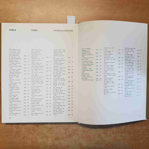 STORIA DELL'ANNO SANTO HISTORY OF THE HOLY YEAR GESCHICHTE DES HEILIGEN JAHRES